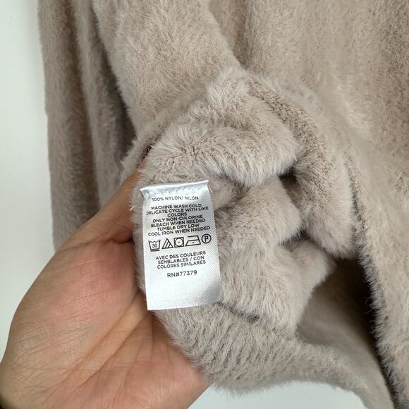 Ann Taylor Fuzzy Knit Mock Neck Sweater Beige - XS - Picture 4 of 8